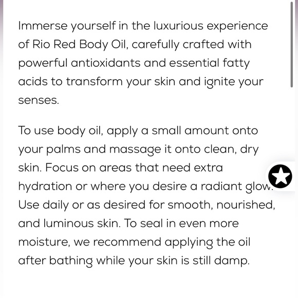 Body by Brabants Rio Red Body Oil - Picture 6 of 7